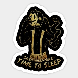 sheep sheep sheep time to sleep Sticker